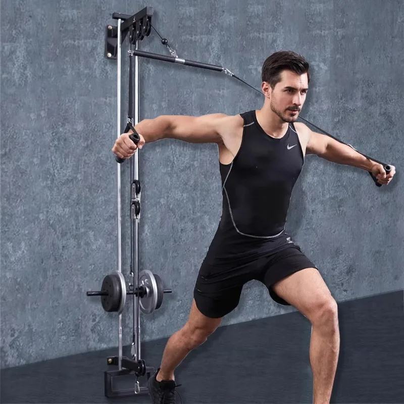 Household multi-functional high-position pull-down trainer Flying bird comprehensive wall chest pull-down rowing equipment