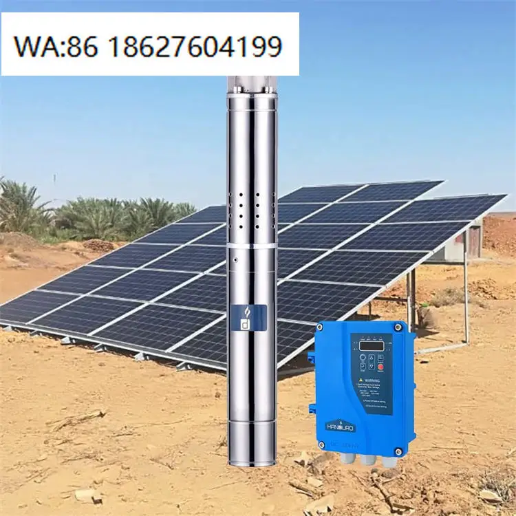 Solar Powered Water Pump Ultra Quiet Brushless Motor Submersible Pond Circulation