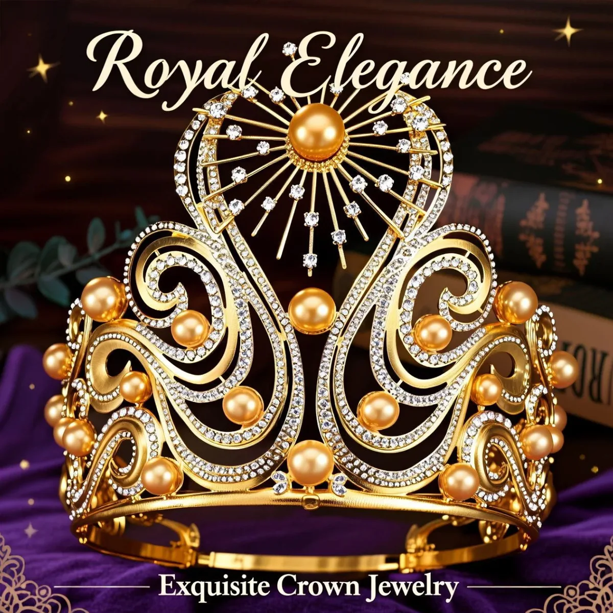Latest Miss Universe World Beauty Pageant Crown Winner Hair Jewelry Princess Adjustable Tiara Headdress Lumiere De LInfini Crown