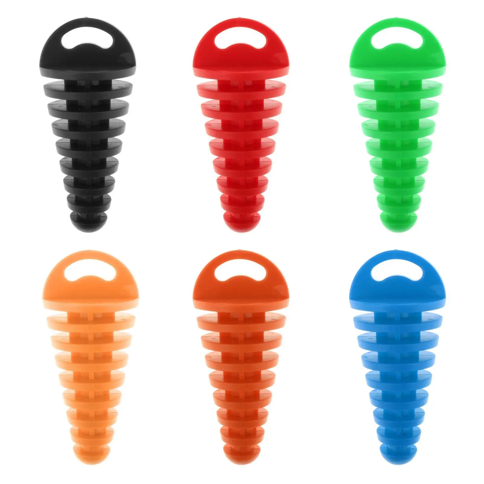 Motocross Dirt Bike Exhaust Plug Soundproof Muffler Pipe Protector Silicone Stopper for 2 Stroke