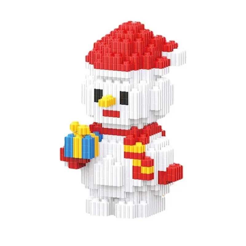 New Santa Claus Christmas Tree Building Blocks Children\'s Puzzle Daily Leisure Toys Companion Birthday Gift Jewelry Toys