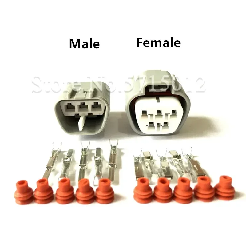 5 Hole 6189-0504 6188-0327 TS Waterproof Electric EVO Wiper Motor Socket Automotive Connector For Car