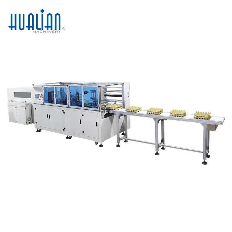 

HWS-50C Hualian New High Speed Automatic Film Shrink Wrap Wrapping Packaging Machine