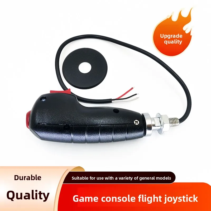 Single Handle Flight Joystick For Coin Operated Games VR 9D Cinema Arcade Machine Aircraft Tank Battle Direction Control