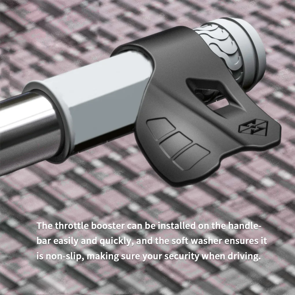 Motorcycle Throttle Booster Motorbike Cruise Handgrips Accelerator Labor-saving Handlebar Assist Clamps Aid Accessories