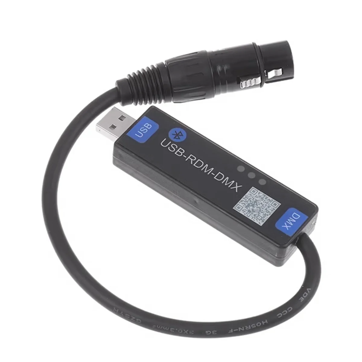 AT59 DMX512 USB-RMD-DMX Mobile App DMX Dialer Stage Light Wireless Bluetooth DMX Controller Only Supports for Android Devices