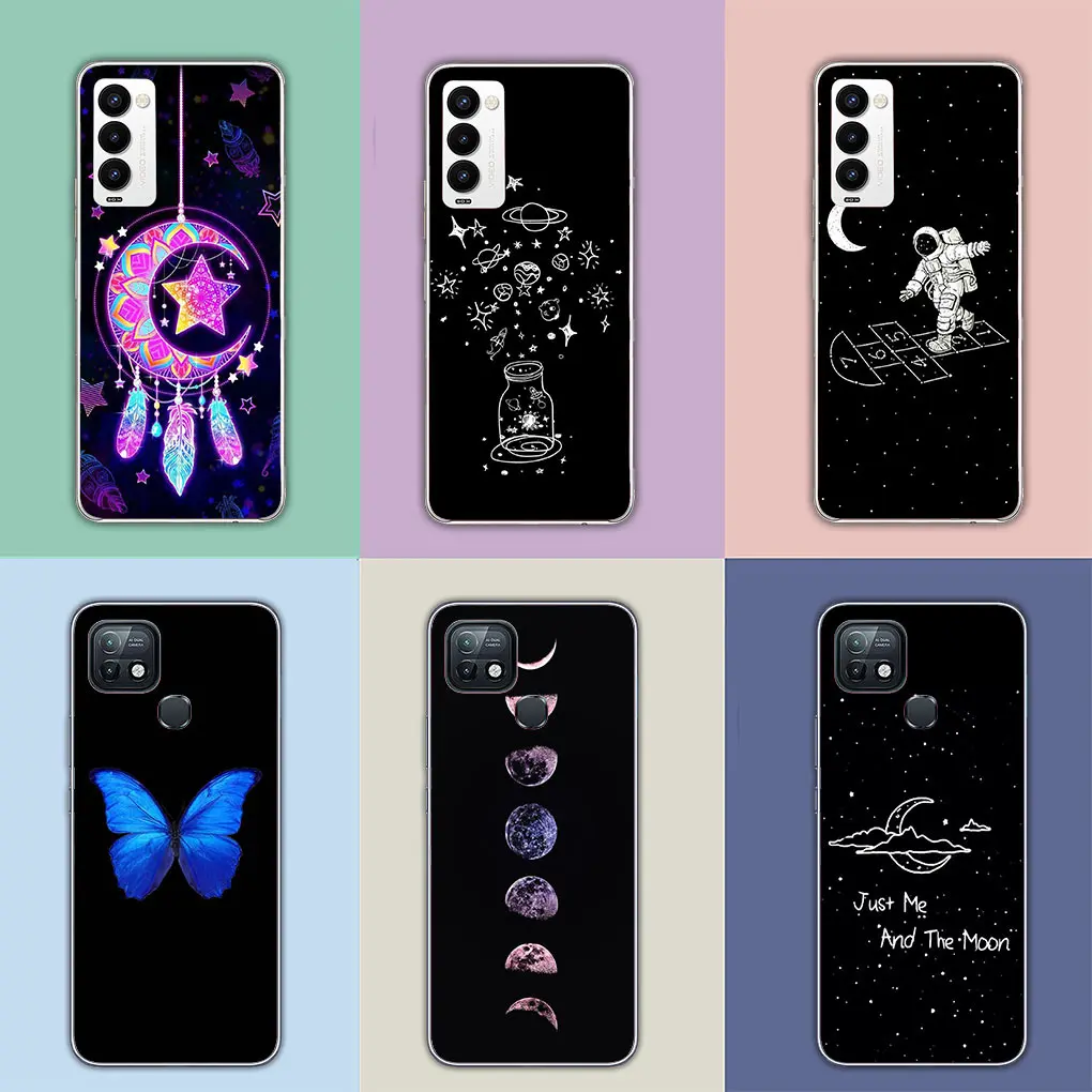 Moon Universe Galaxy Stars Sky Phone Cover Case for Motorola Moto G13 G14 G53 G54 G62 G72 G82 G84 Edge 40 neo pro Casing