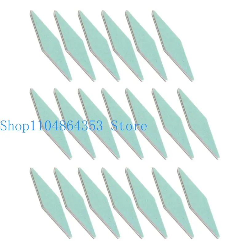 

652F Set of 20 Polishing Sticks Set Jewelry Sanding Tools Diamond Shape Cleaning Spong Sticks Professional Jewelry Polishers