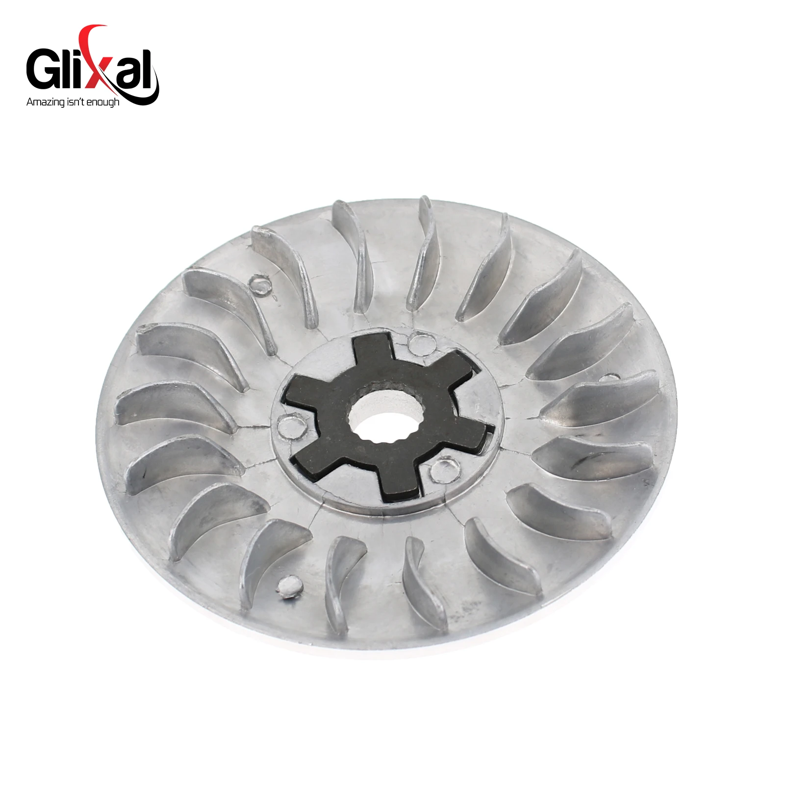 Wysokowydajny wentylator wariatora wyścigowego Glixal 98 mm do 2-suwowego skutera Minarelli 1PE40QMB 50cc Jog 50 (13 mm ID, 17 wypustów)