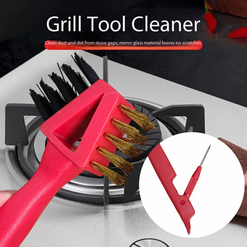 Cleaning Brush Oven Tool Keyboard Cleaner Scrubber Brush Kitchenware Durable Scrub Brush for Household Cleaning