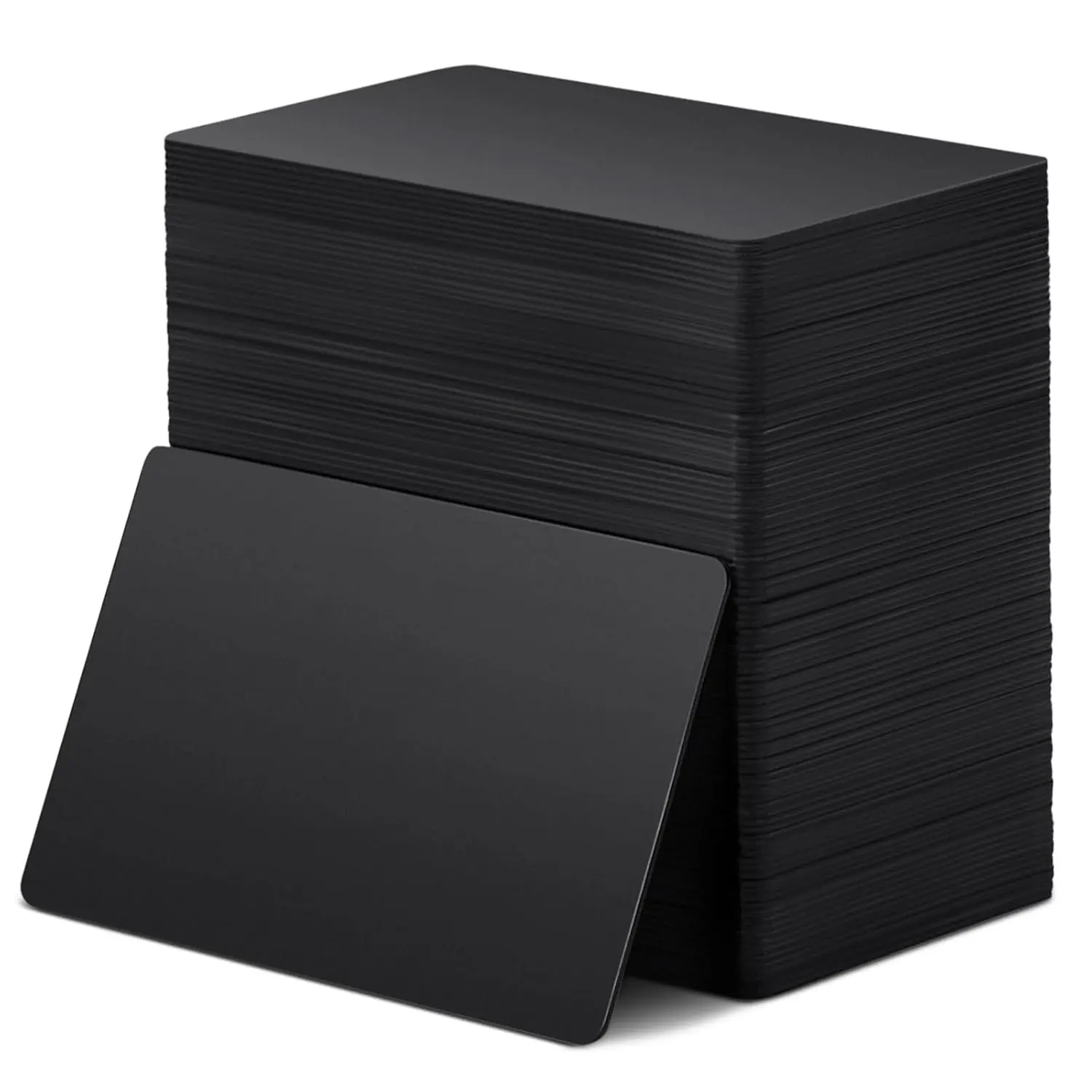 NFC Blank PVC Black Cards 504 Bytes Cards Programmable NFC Tags NFC Business Card Digital Chip Cards Compatible with NFC Enabled