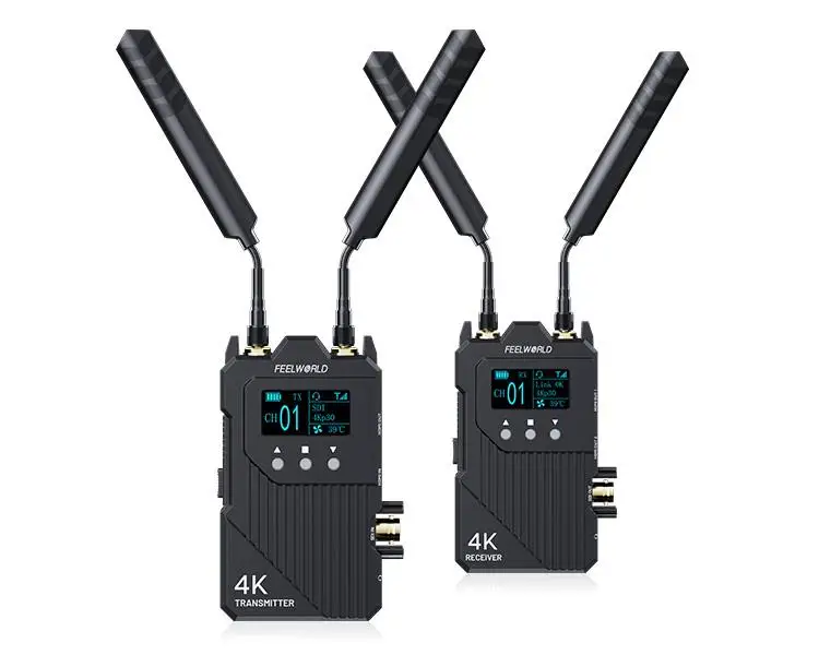 FEELWORLD WT1S 4K Wireless Video Transmission System SDI Input & Dual HDMI Full Duplex Intercom for Live Streaming