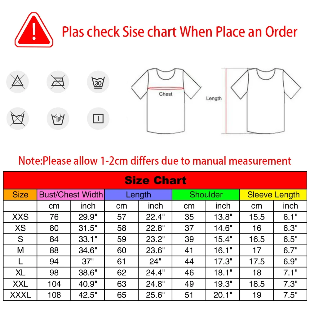 Women's Clothing T-shirt Casual Tops Cartoon Color Wave Print Series Round Neck Ladies Slim Commuter Short Sleeve Top Clothes