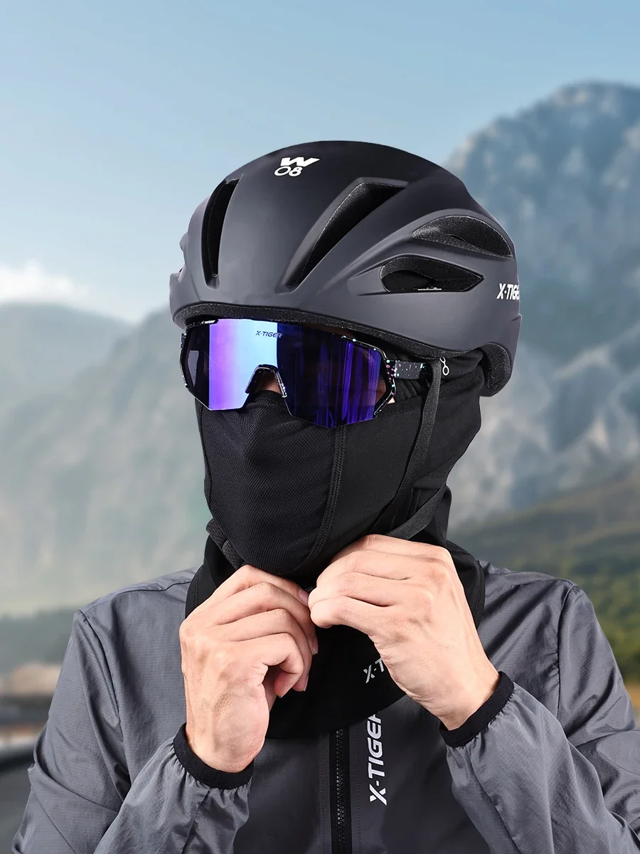 X-TIGER Balaclava Winter Thermo-Fahrradmaske Winddichte Kältebeständige Fahrradmaske Kletter-Ski-Motorradmaske Vollgesichtsmaske – Detail 14