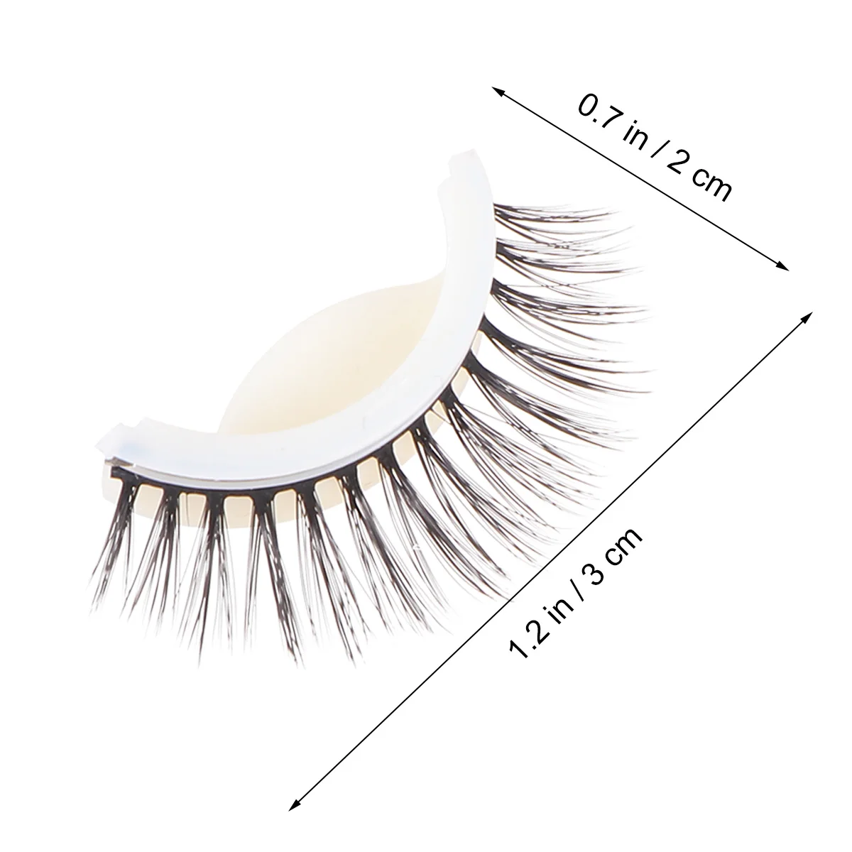 

3D False Eyelashes Self Adhesive Long Natural Thick lashes for Daily Makeup Party Wedding Photo Shoot Extensions Reusable