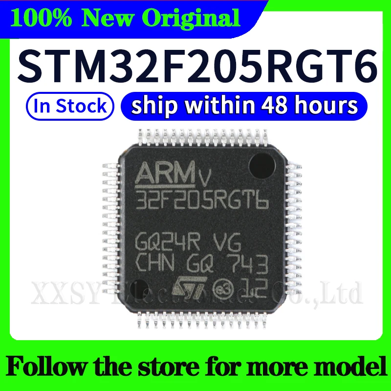 STM32F205RBT6 STM32F205RGT6 STM32F205RFT6 STM32F205RET6 STM32F205RCT6 STM32F205VBT6 STM32F205VFT6 고품질 신규