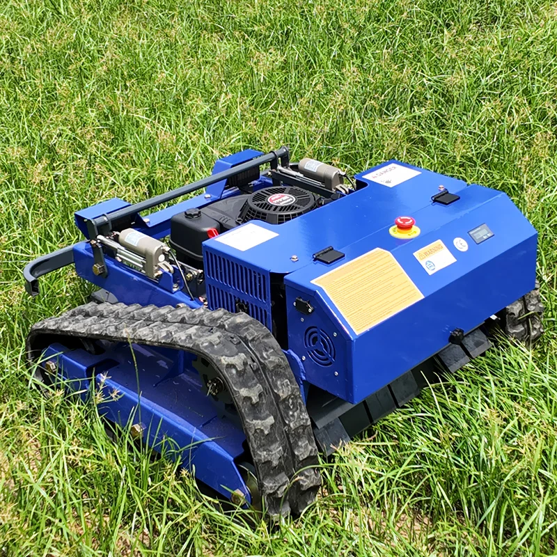 تخصيص 4x4 التحكم عن بعد جزازة العشب ذاتية الدفع اللاسلكي القص روبوت 4 السكتة الدماغية جميع التضاريس جرار Weeder