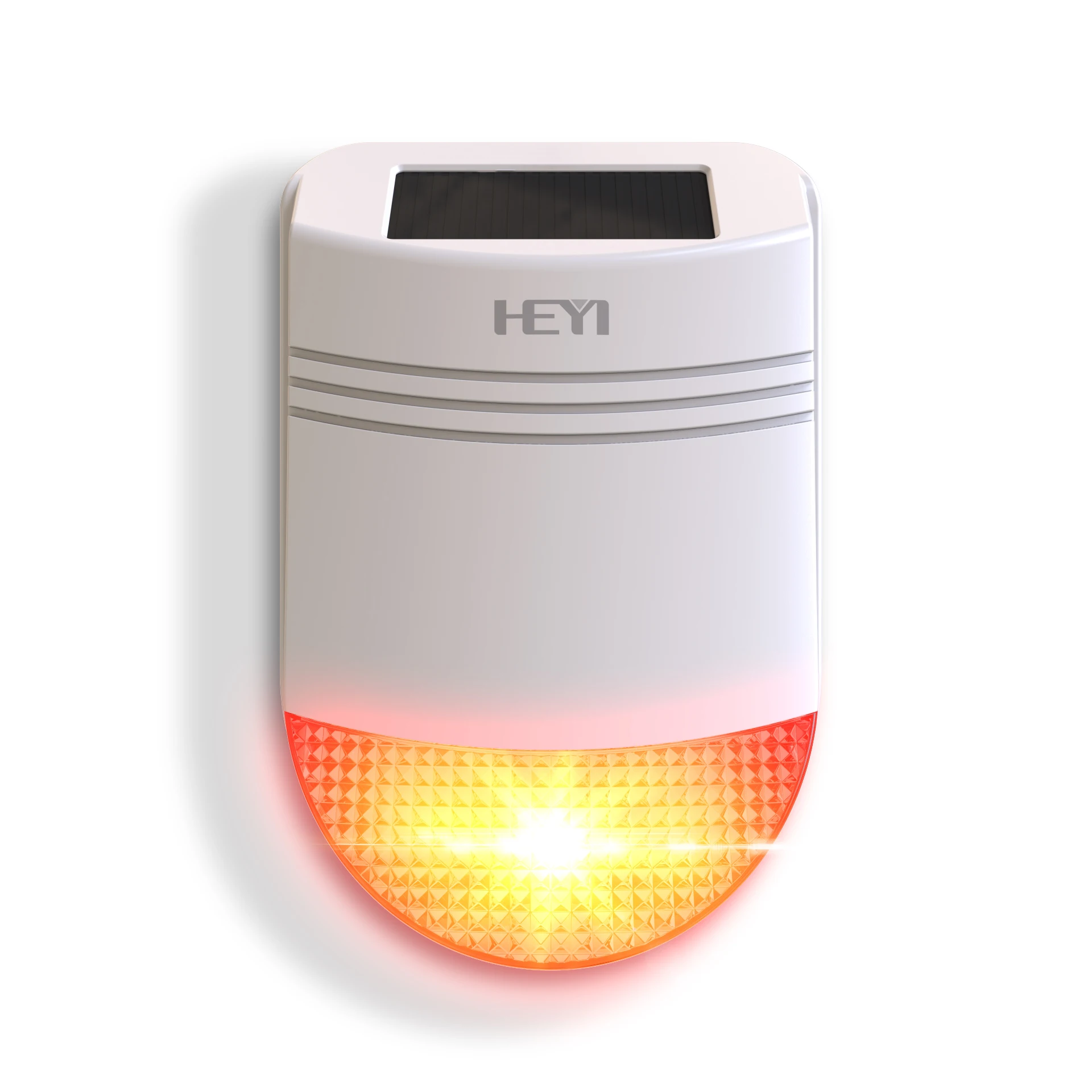 

2025 New Arrive Outdoor Sound Light 129db Siren IP65 Waterproof Solar Lights Outdoor Garden Security Alarm Solar Intruder Alarm