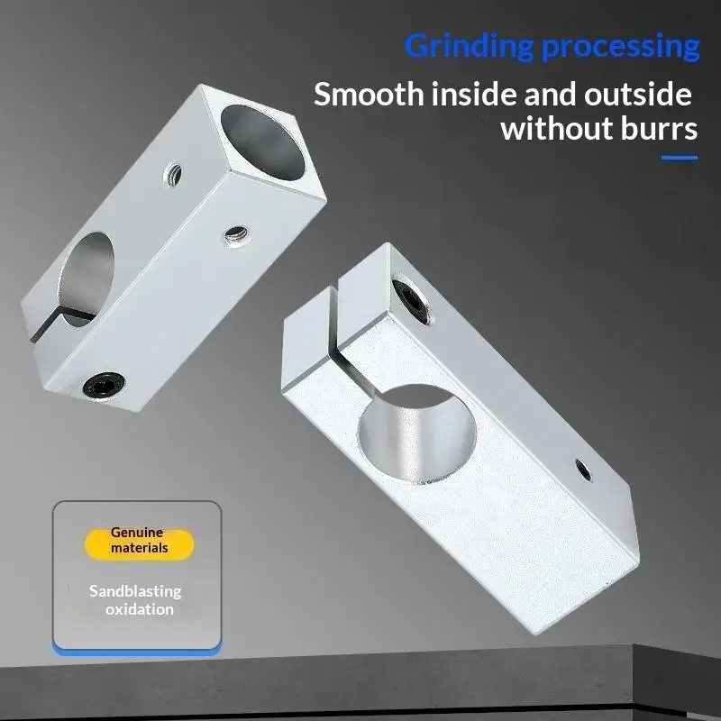 Optical Axis Cross Connector Corrosion Resistant T Type Fixed Column Cross Block for 3D Printer Linear Guide System