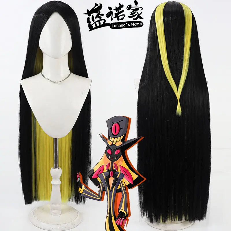 

Anime Sir Pentious Cosplay Wig Halloween Carnival Party Props Synthetic Hair Heat Resistant Fiber + Wig Cap