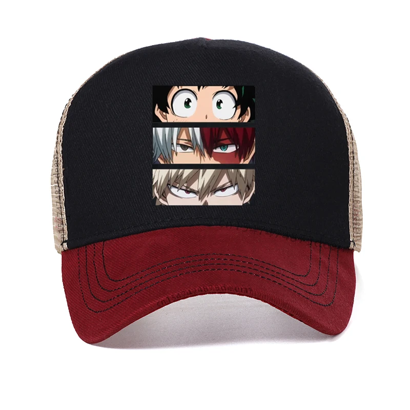 

My Hero Academia Cute Anime baseball cap Women Casual Harajuku cosplay hat Summer men mesh ventilation Snapback Hat