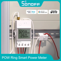 SONOFF POWCT POW Ring Smart Power Meter Current Transformer 100A Energy Monitor Contacter Control Works with Alexa Google IFTTT