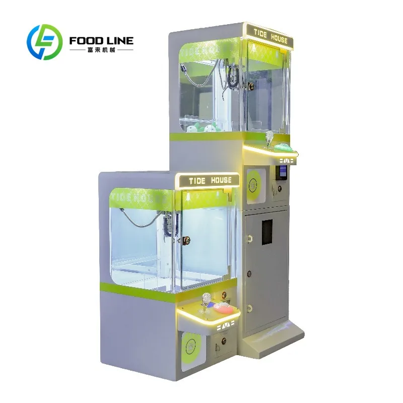 Customized Mini Coin Operated Claw Machine for Small Candy and Capsule Toy Prize Grabber in Indoor Arcade Game Entertainment