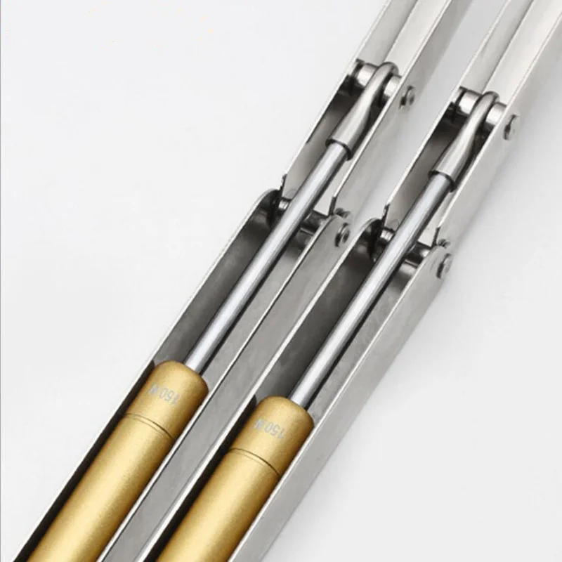 2 قطعة زنبرك الغاز الهيدروليكي 60N 100N 150N خزانة المطبخ المفصلي رفع دعم الأثاث تبختر المخمدات الأثاث الأجهزة