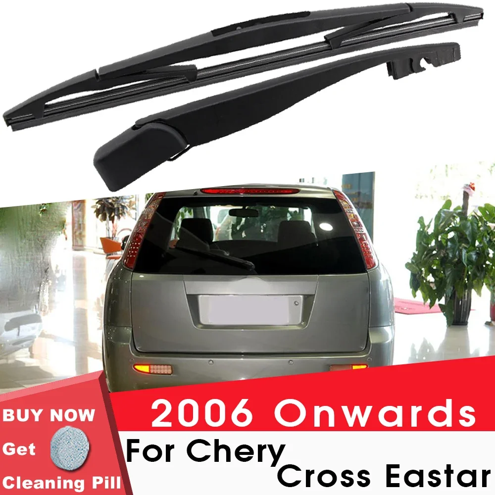 BEMOST Car Rear Windshield Wiper Arm Blades Brushes For Chery Cross Eastar 2006 Onwards Back Windscreen Auto Styling Accessories