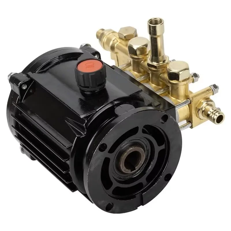 280/380 Type Direct Connection High Pressure Car Washing Machine Cleaning Machine Copper Pump Head Assembly Accessories 4mpa