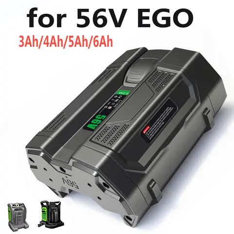 For EGO BA2800 56V 6.0Ah replacement power tool Battery，for BA4200, BA4200T, BA1400, BA1400T  CS1604  CS1804 fast charging