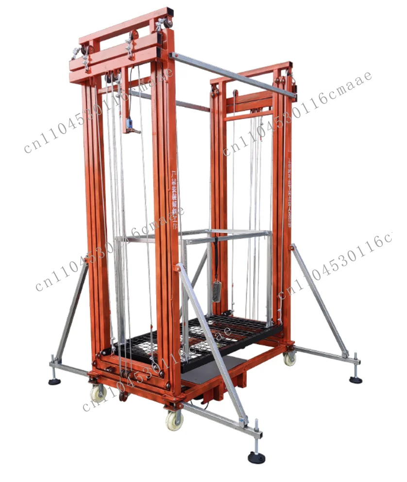 NEW Hot 1000 Kg 2m 6m 10m Electric Scaffolding Lift 1000 Kg 6m Electric Scaffolding Paint Building Wall Scaffolding