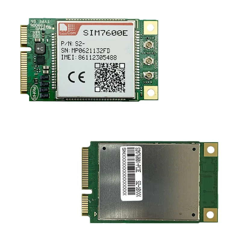 Modulo SIMCOM CAT1 LTE SIM7600E PCIE SIM7600G SIM7600E-L1S SIM7600SA PCIE 100% nuovo e originale