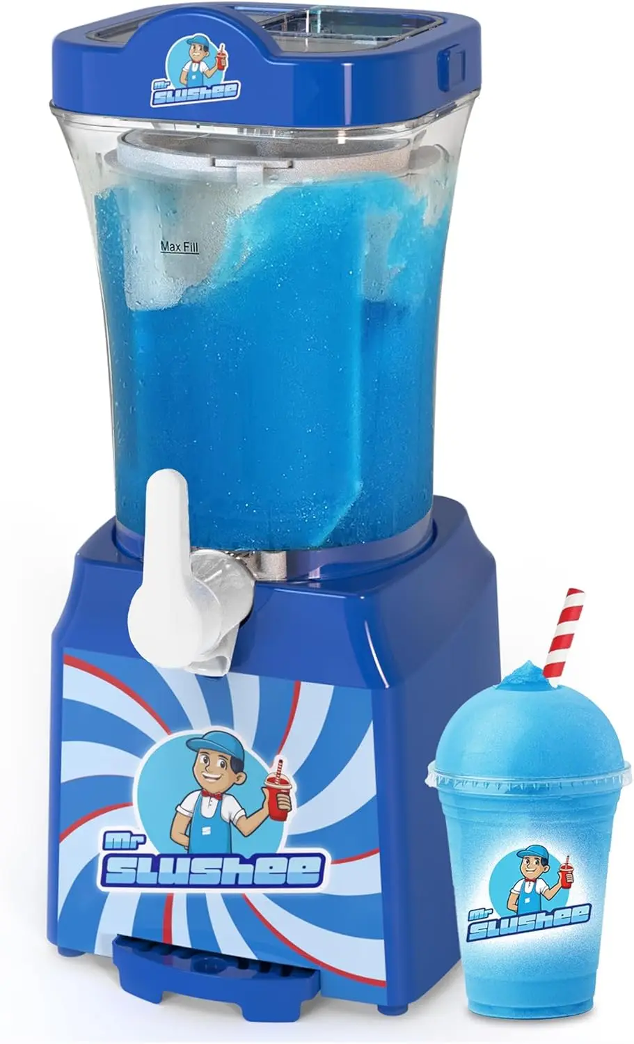 

New Countertop Slushie Machine for Home Kitchen, Makes 34 fl oz Frozen Slush Drinks from Sodas