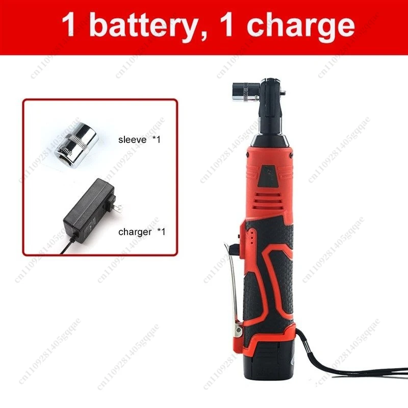 18V Kabelloser Elektrischer Schraubenschlüssel Ratschenschlüssel-Set Winkelbohrer Schraubendreher Autoreparaturwerkzeuge – Detail 1