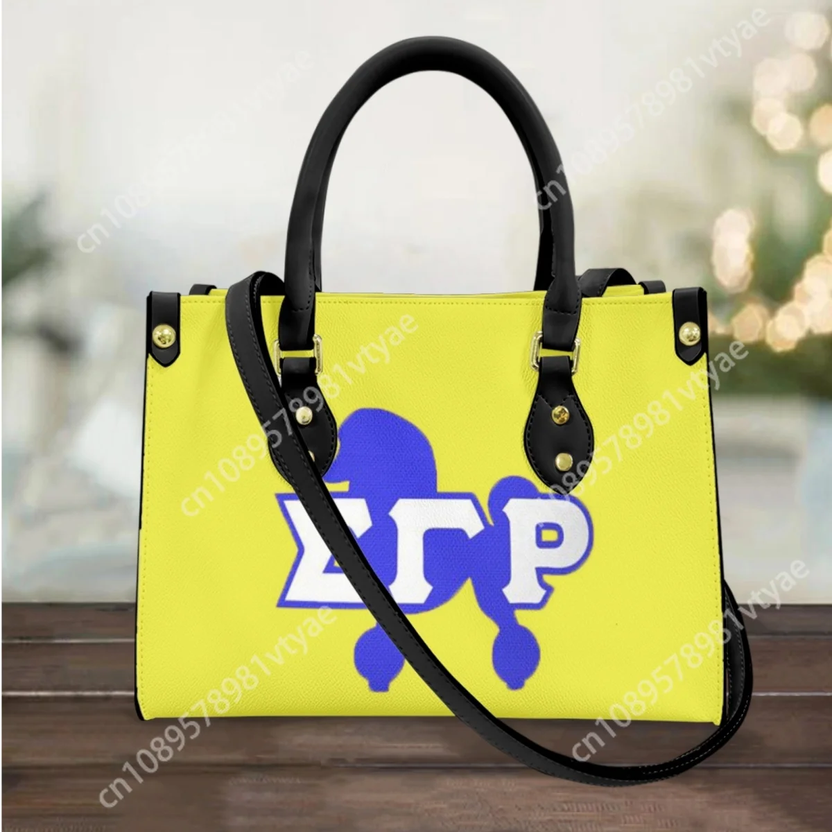 Brand Designer Sigma Gamma Rho Pattern Trendy Casual Messenger Bag Top Handle Shoulder New Daily Street Trend Hand Bags Gift