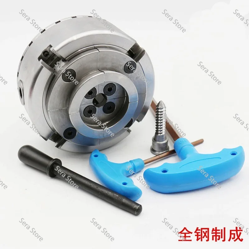 KP96 Woodworking Chuck 5 Inch KP125 Four-jaw Self-centering M33 Thread 4 Inch 100 Chuck for Woodworking Lathe