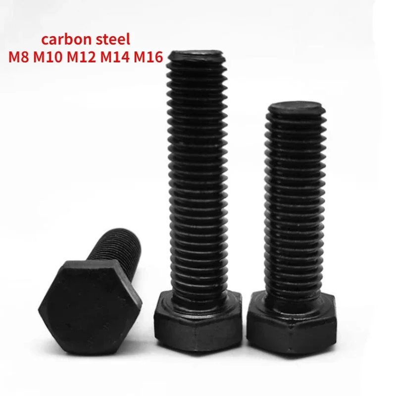 

2/5/10/20pcs 10.9 Grade Left-hand Inverted Thread Outer Hexagon Head Screw Hexagonal Head Bolt M8 M10 M12 M14 M16