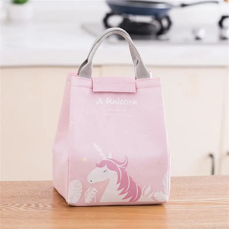 1/2/4PCS Thermal Bag Insulated Lunch Bag Cooler Bag Picnic Bags Lunch Box Ice Pack Tote Food Lunch Bags Large Capacity For Women