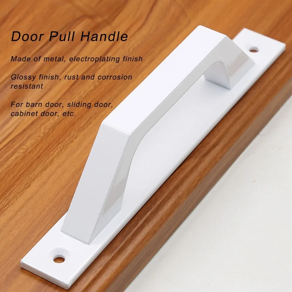 Modern Aluminum Alloy Sliding Door Handle 175mm Hole Center Sturdy Barn Door Handle Cabinet Door Handle Cabinet