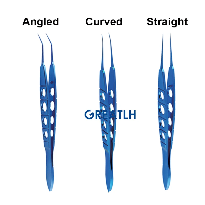 Autoclavable Mcpherson Tying Forceps Clamp Titanium Alloy Eyelid Tools Ophthalmic Instrument