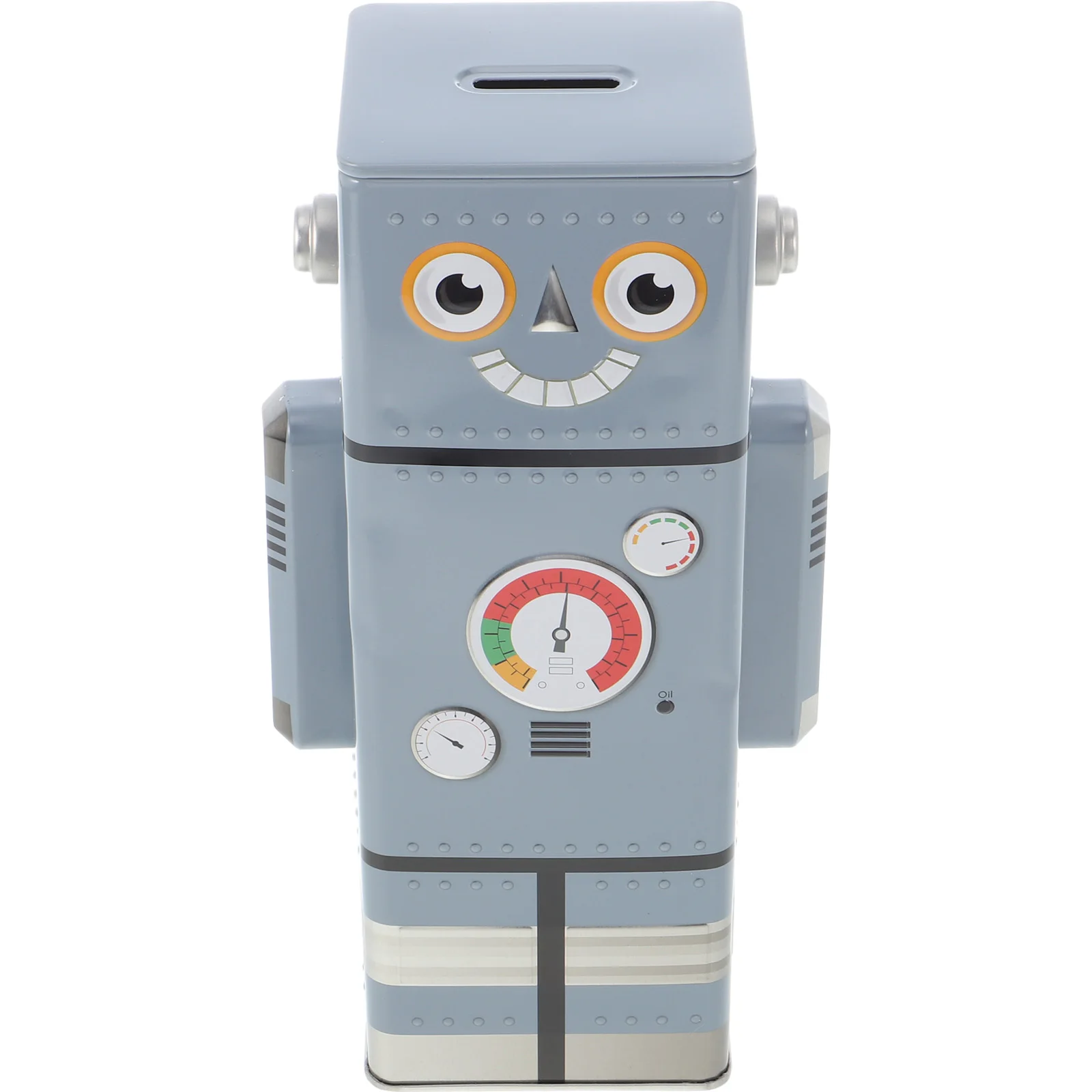 

Robot Piggy Bank Funny Saving Pot Toy for Kids Change Adults Cute Toddler