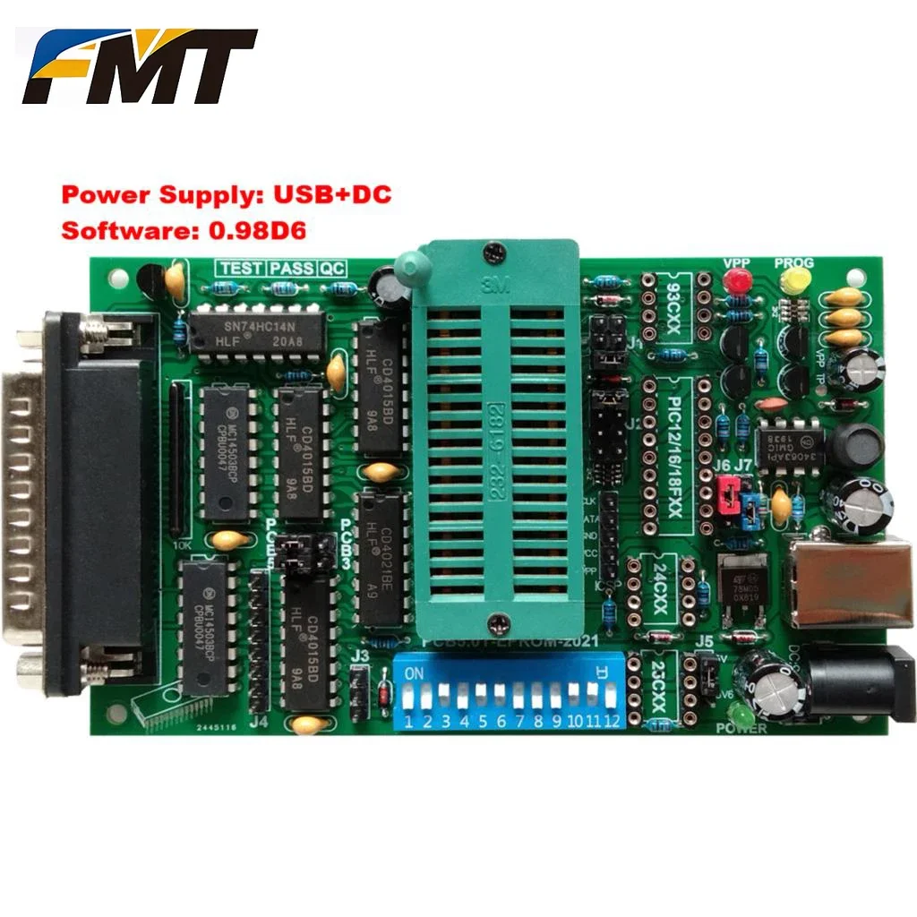 Programmeur multifonctionnel PCB5 Willem Burner EPROM FLASH MCU pour l'écriture de BIOS de carte mère