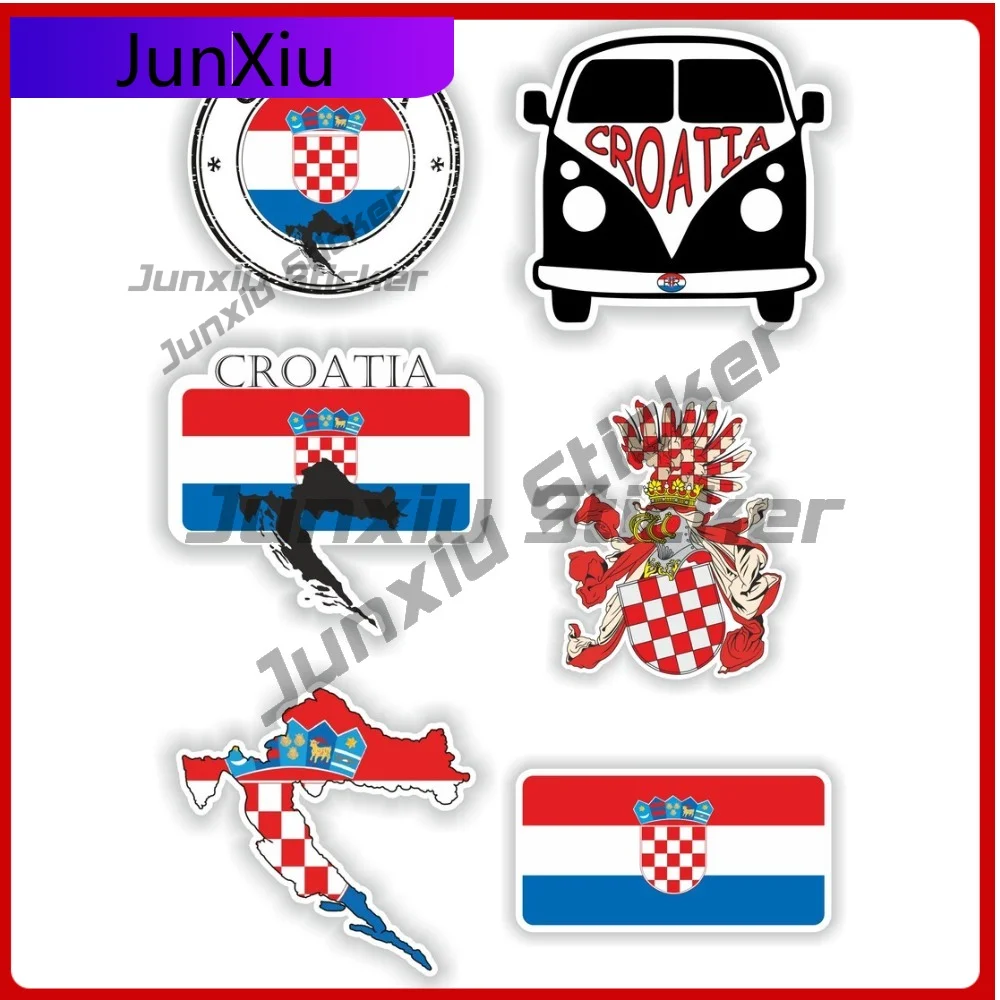 

Croatia Set Sticker Vinyl Waterproof Decals Custom Decals Jdm Stickers Rv Car Decoration Sticker Cover Bumper Moto Suv Accessori