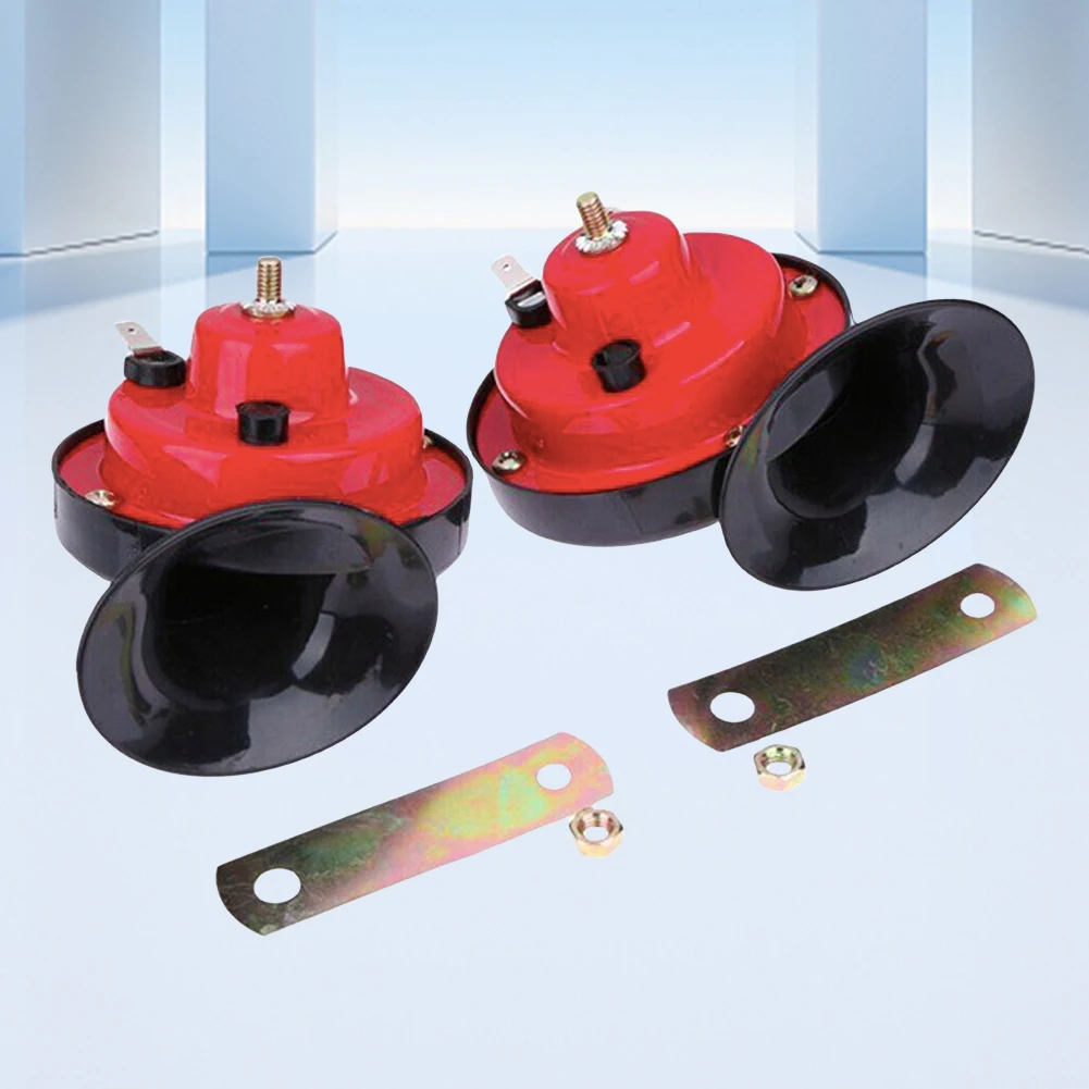 12V Car Horn 48W Waterproof Snail Air Horn 300DB Auto Snail Horn Super Loud Horn for Motorcycle Car Truck SUV Boat