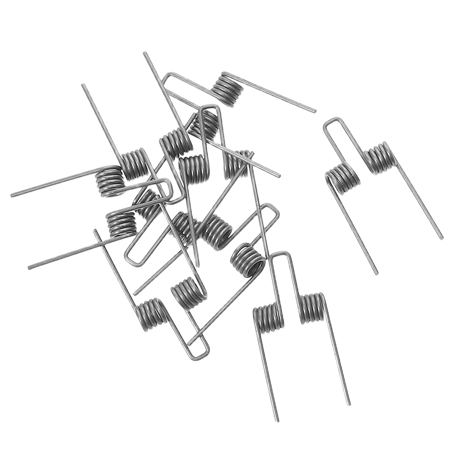 

9Pcs Precision Torsion Spring Dual Torsion Design Stainless Steel Spring for Lamp and Fan Replacement Metal Springs for Light