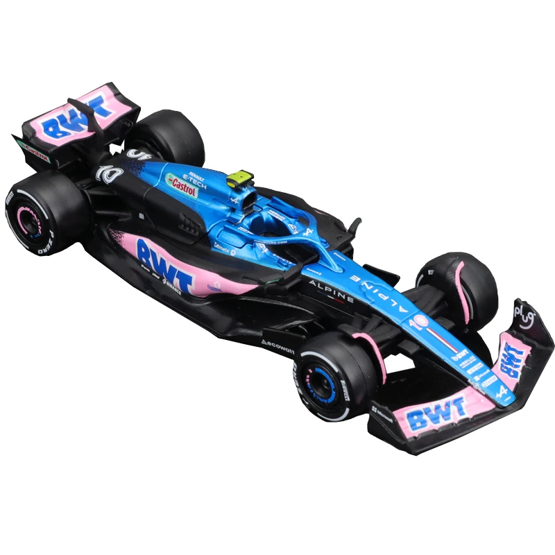 Bburago 1/43 2023 F1 Alpine A523 Racing Alloy Car Model #10 Pierre Gasly #31 Esteban Ocon Diecast Scale Model Car Toys Boys Gift