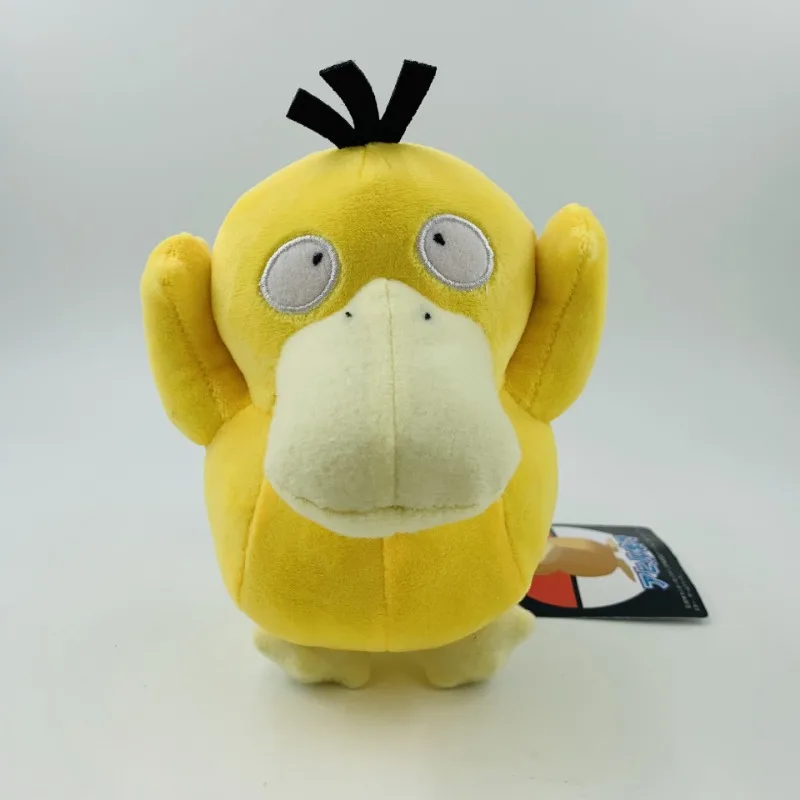 

Kawaii Yellow Psyduck Plush Toy 16cm Cute Hand Raising Dudu Duck Stuffed Doll for Kids Birthday Gift Adorable Soft Plushie