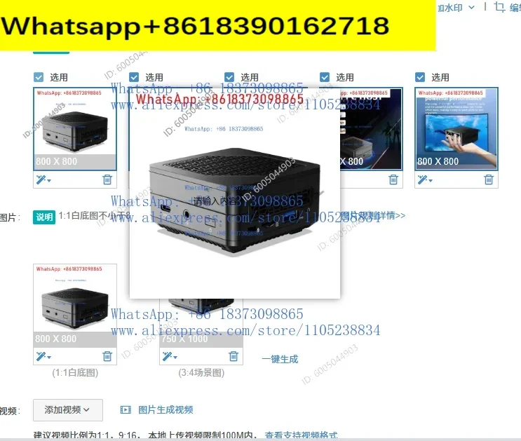 High Quality 8cm Mini PC AMD R7 7840U Octa Core Mini Gaming PC RX780M GPU Portable DDR5 Mini PC