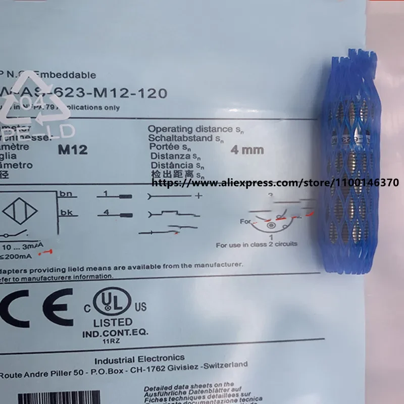 

3 шт. новый высококачественный бесконтактный переключатель DW-AS-623-M12-120 DW-AS-614-M18-002